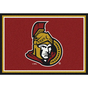 Ottawa Senators NHL Team Spirit Rug  NHL Area Rug - Fan Rugs