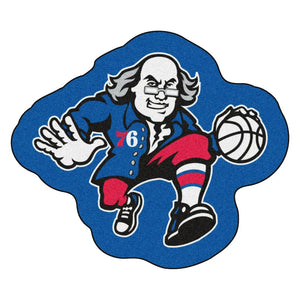 Philadelphia 76ers Mascot Mat - 36’’ x 30.8’’ - NBA Mascot Mat