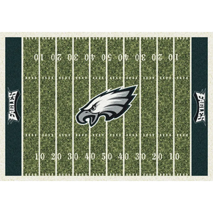 Philadelphia Eagles NFL Football Field Rug  NFL Area Rug - Fan Rugs