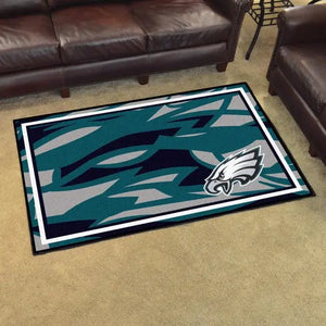 Philadelphia Eagles X-Fit 4x6 Plush Rug  NFL Area Rug - Fan Rugs