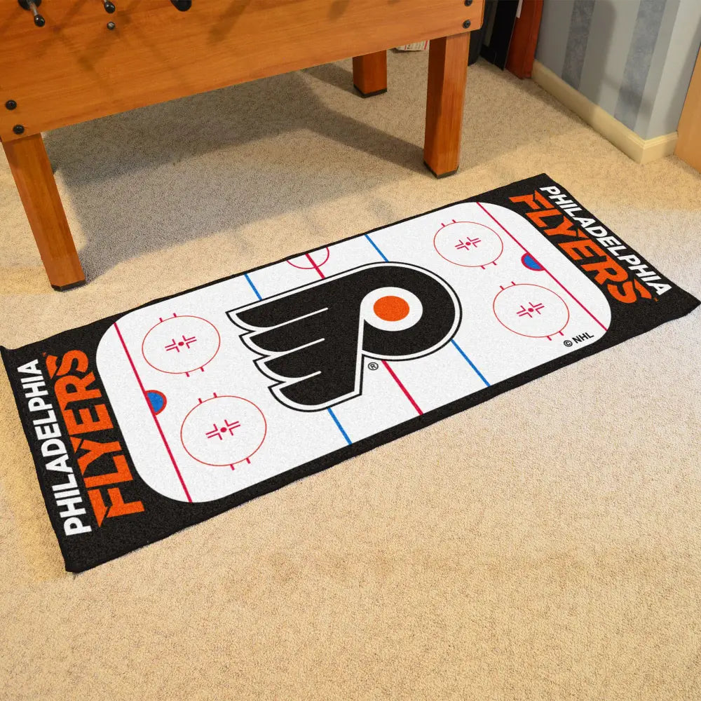 Philadelphia Flyers Rink Runner - 30’’x72’’ - NHL Rink Runner