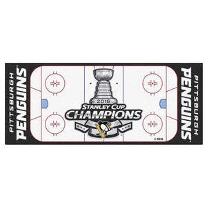 Pittsburgh Penguins 2016 Stanley Cup Champions Rink Runner - 30’’x72’’ - NHL Rink Runner