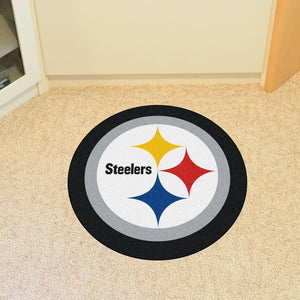 Pittsburgh Steelers Mascot Mat - 36’’ x 36’’ - NFL Mascot Mat