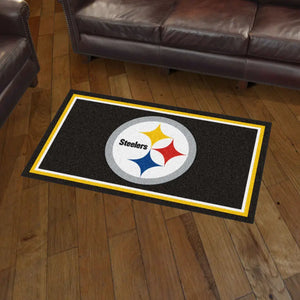 Pittsburgh Steelers Plush Rug  NFL Area Rug - Fan Rugs