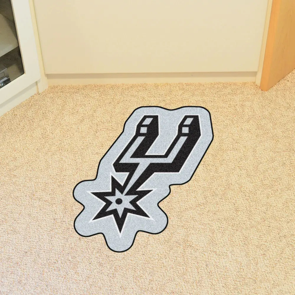 San Antonio Spurs Mascot Mat - 30.1’’ x 36’’ - NBA Mascot Mat