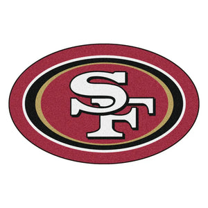 San Francisco 49ers Mascot Mat - 36’’ x 22.75’’ - NFL Mascot Mat