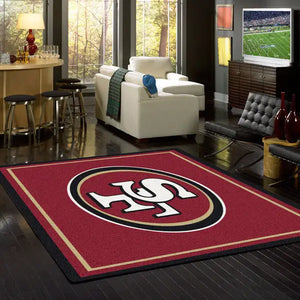 San Francisco 49ers NFL Team Spirit Rug  NFL Area Rug - Fan Rugs