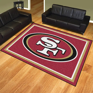 San Francisco 49ers Plush Rug  NFL Area Rug - Fan Rugs