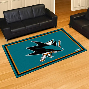 San Jose Sharks Plush Rug - NHL Area Rug