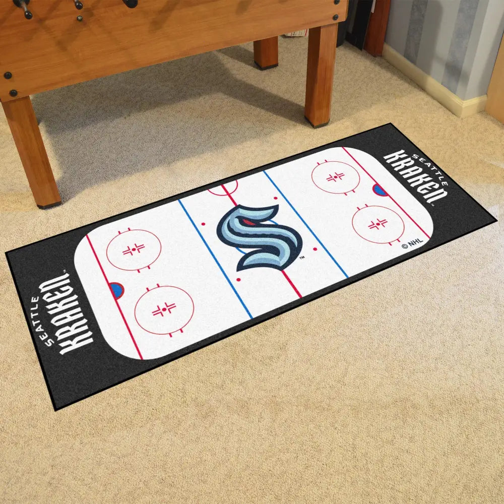 Seattle Kraken Rink Runner - 30’’x72’’ - NHL Rink Runner