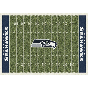 Seattle Seahawks NFL Football Field Rug  NFL Area Rug - Fan Rugs