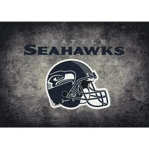 Seattle Seahawks NFL Team Distressed Rug  NFL Area Rug - Fan Rugs