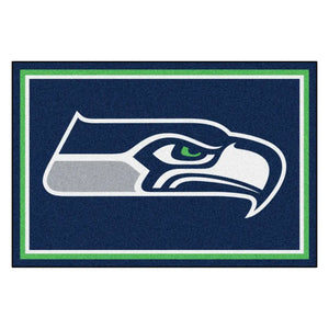 Seattle Seahawks Plush Rug - NFL Area Rug