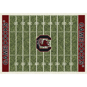 South Carolina University Football Field Rug  College Area Rug - Fan Rugs