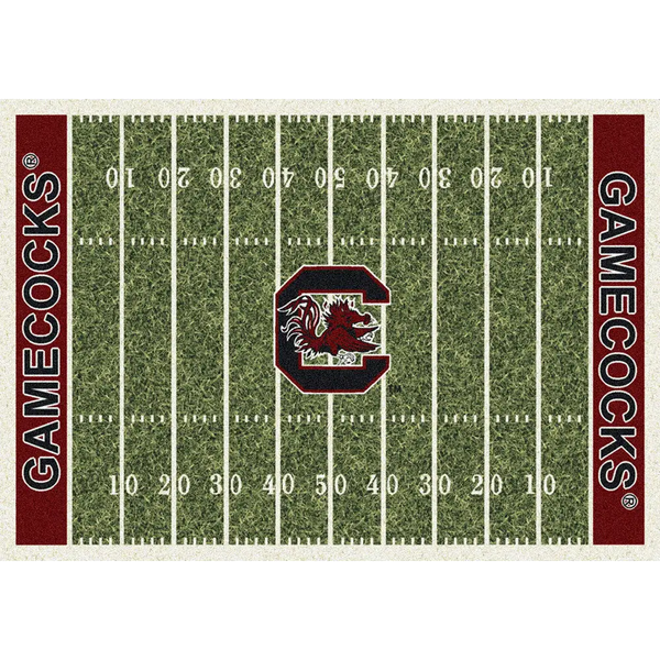 Cu Football Rug South Carolina University Football Field Rug - Fan Rugs
