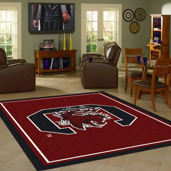 South Carolina University Team Spirit Rug  College Area Rug - Fan Rugs