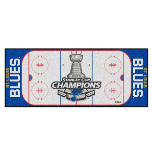 St. Louis Blues 2019 Stanley Cup Champions Rink Runner - 30’’x72’’ - NHL Rink Runner