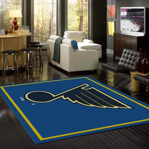 St. Louis Blues NHL Team Spirit Rug  NHL Area Rug - Fan Rugs