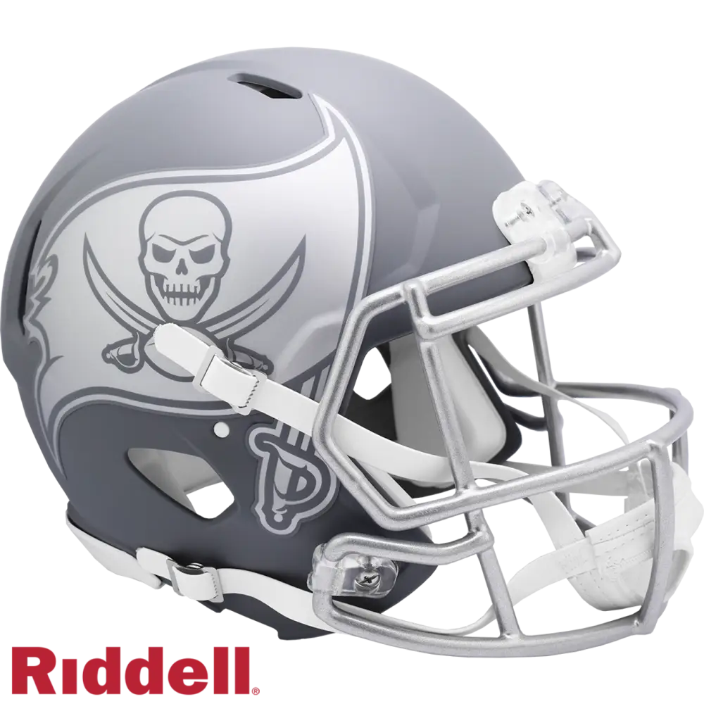 Tampa Bay Buccaneers Helmet Riddell Authentic Full Size Speed Style Slate Alternate - Teams