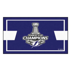 Tampa Bay Lightning 2020 Stanley Cup Champions 3x5 Plush Rug  NFL Area Rug - Fan Rugs