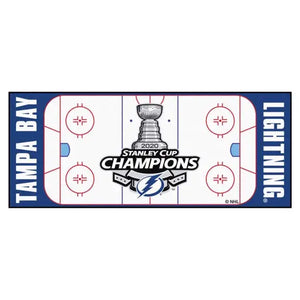 Tampa Bay Lightning 2020 Stanley Cup Champions Rink Runner - 30’’x72’’ - NHL Rink Runner