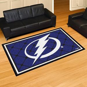 Tampa Bay Lightning Plush Rug  NHL Area Rug - Fan Rugs