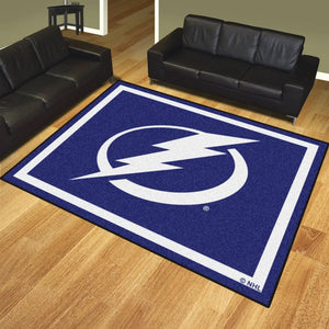 Tampa Bay Lightning Plush Rug  NHL Area Rug - Fan Rugs