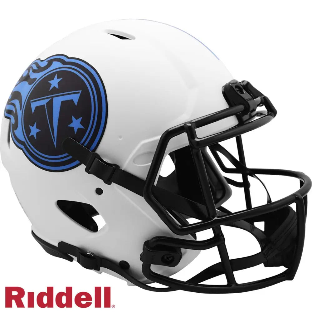 Tennessee Titans Helmet Riddell Authentic Full Size Speed Style Lunar Eclipse Alternate - Teams