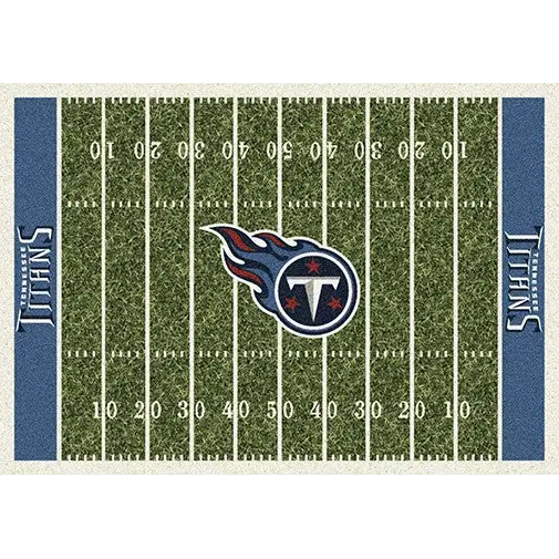 Tennessee Titans NFL Football Field Rug  NFL Area Rug - Fan Rugs
