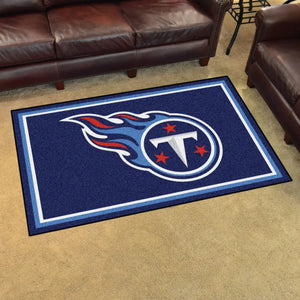 Tennessee Titans Plush Rug - 4’ x 6’ (44’’x71’’) - NFL Area Rug