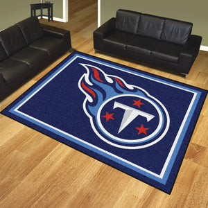 Tennessee Titans Plush Rug - 8’ x 10’ (87’’x117’’) - NFL Area Rug