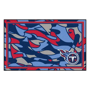 Tennessee Titans X-Fit 4x6 Plush Rug  NFL Area Rug - Fan Rugs