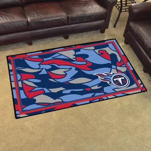 Tennessee Titans X-Fit 4x6 Plush Rug  NFL Area Rug - Fan Rugs