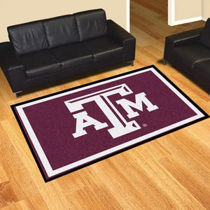 Texas A&M Plush Rug  College Area Rug - Fan Rugs