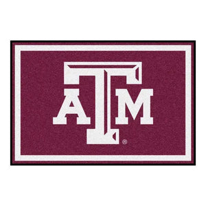 Texas A&M Plush Rug  College Area Rug - Fan Rugs