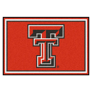 Texas Tech University Plush Rug  College Area Rug - Fan Rugs