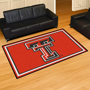 Texas Tech University Plush Rug  College Area Rug - Fan Rugs