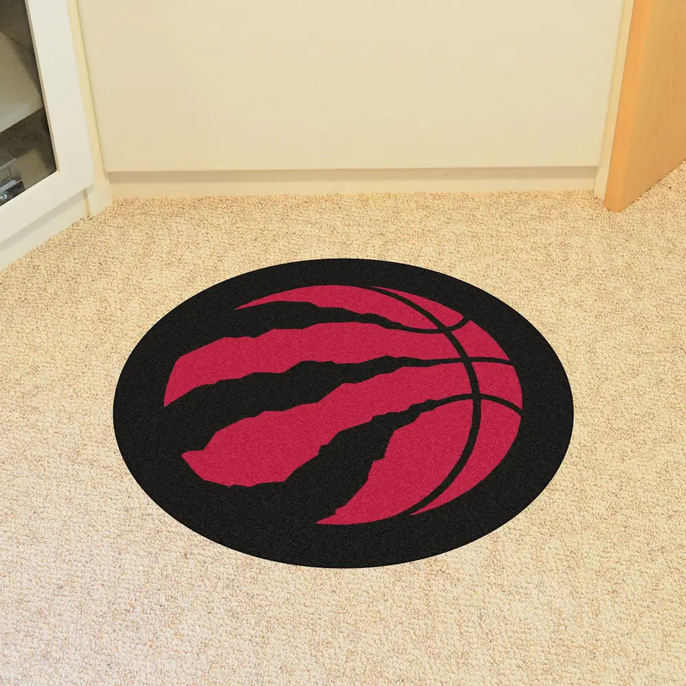 Toronto Raptors Mascot Mat - 36’’ x 36’’ - NBA Mascot Mat