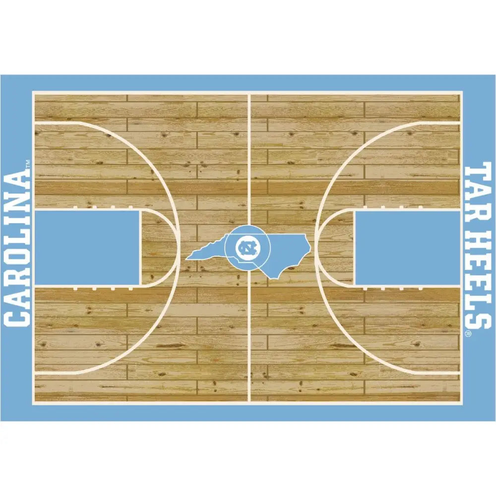 UNC - University of North Carolina Home Court Rug - College Area Rug