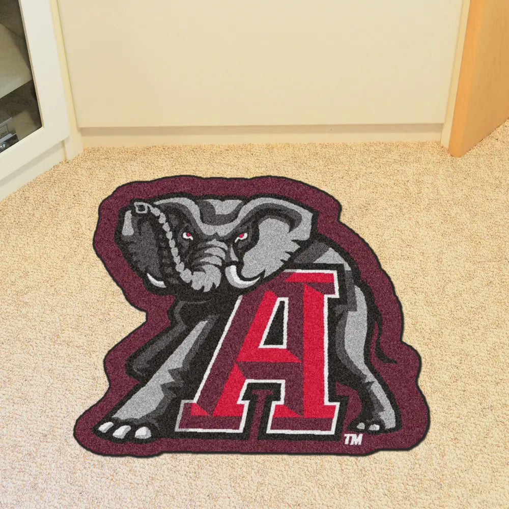 University of Alabama Mascot Mat - 34.5’’ x 30’’ - College Mascot Matt