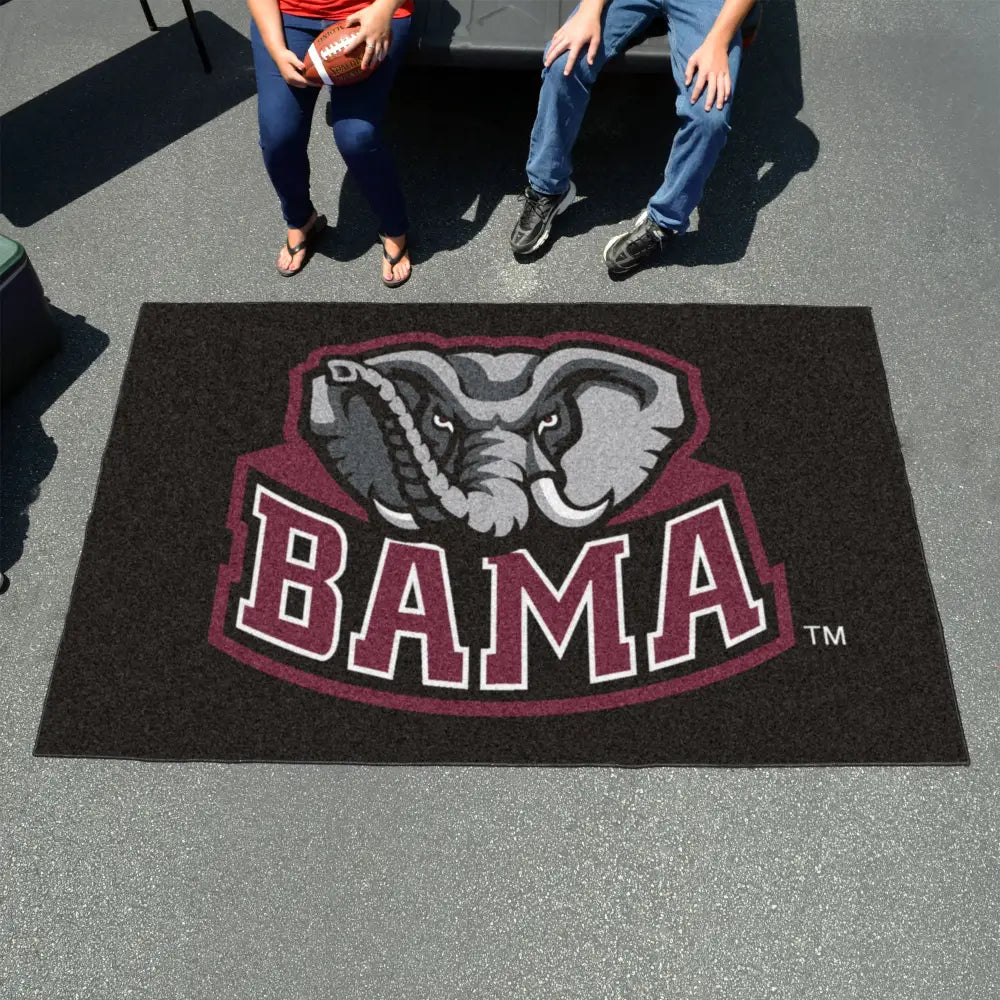 University of Alabama Mascot Ulti-Mat  College Ulti-Mat - Fan Rugs