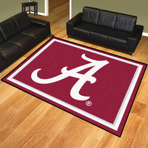 University of Alabama Plush Rug  College Area Rug - Fan Rugs