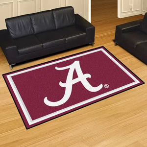 University of Alabama Plush Rug  College Area Rug - Fan Rugs