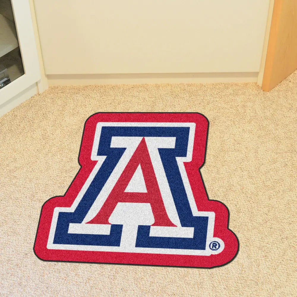 University of Arizona Mascot Mat - 32.7’’ x 30’’ - College Mascot Matt