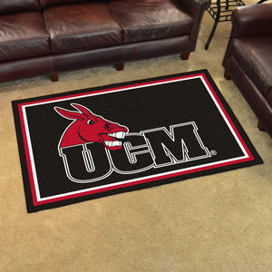 University of Central Missouri Plush Rug  College Area Rug - Fan Rugs