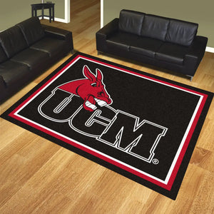 University of Central Missouri Plush Rug  College Area Rug - Fan Rugs