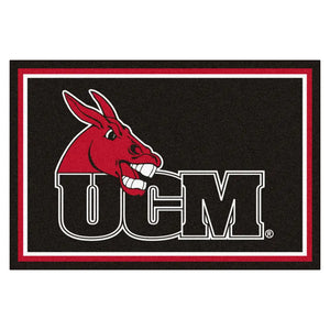 University of Central Missouri Plush Rug  College Area Rug - Fan Rugs