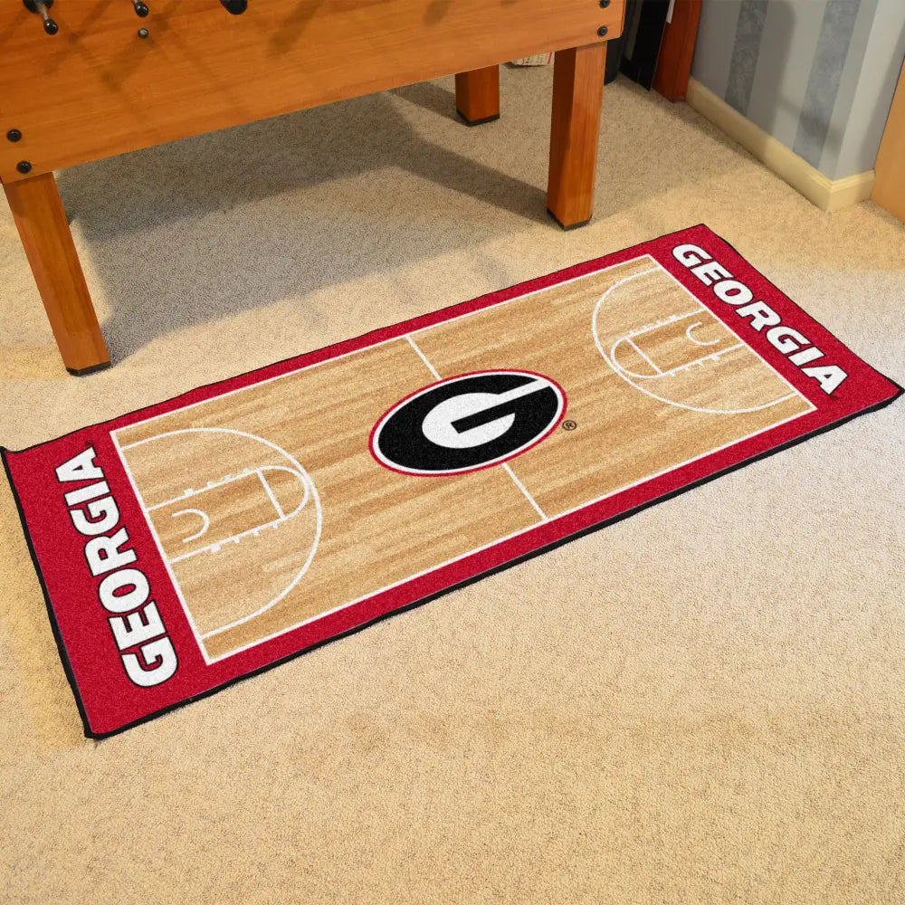 University of Georgia Basketball Runner - 30’’x72’’ - college basketball runner