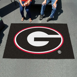 University of Georgia Black Ulti-Mat - 59.5’’ x 94.5’’ - College Ulti-Mat