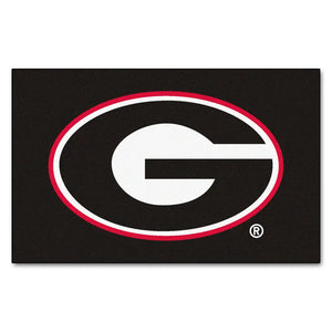 University of Georgia Black Ulti-Mat - 59.5’’ x 94.5’’ - College Ulti-Mat